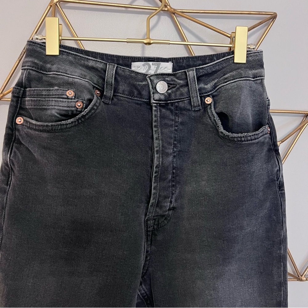 We The Free Dark Straight Leg Jeans, Size 27 - Picture 2 of 4